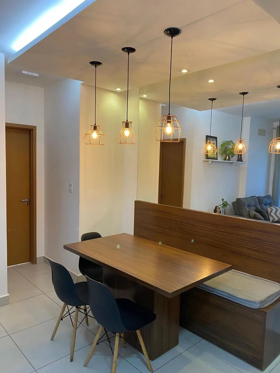 Apartamento com 3 Dormitórios, 1 Suíte, 1 banheiro, sala, cozinha — foto 2